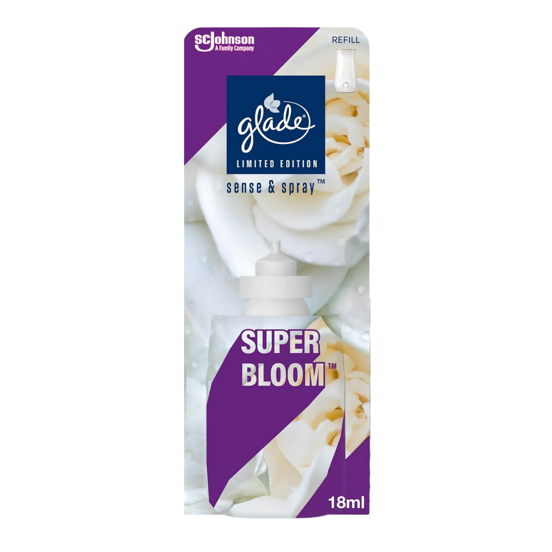 Glade Sense & Spray Air Freshener Refill Super Bloom 18ml | Daily Supplies