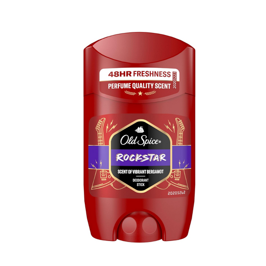 Old Spice Rockstar Deodorant Stick for Men 48H Freshness 50ml | Daily Supplies