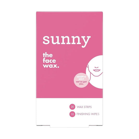 Sunny The Face Wax Strips (20 Strips & 10 Finishing Wipes) | Daily Supplies