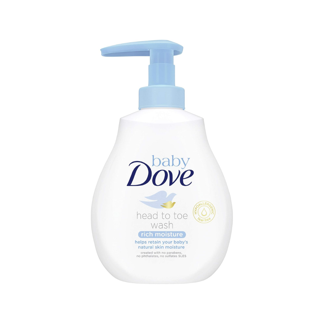Dove Baby Head to Toe Wash Rich Moisture For Soft Skin 200 ML | Daily Supplies