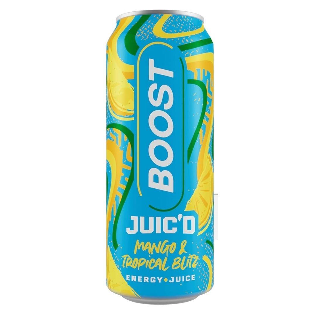 Boost Juic'd Mango & Tropical Juice Blitz Energy Boosting Drink 500ml | Daily Supplies