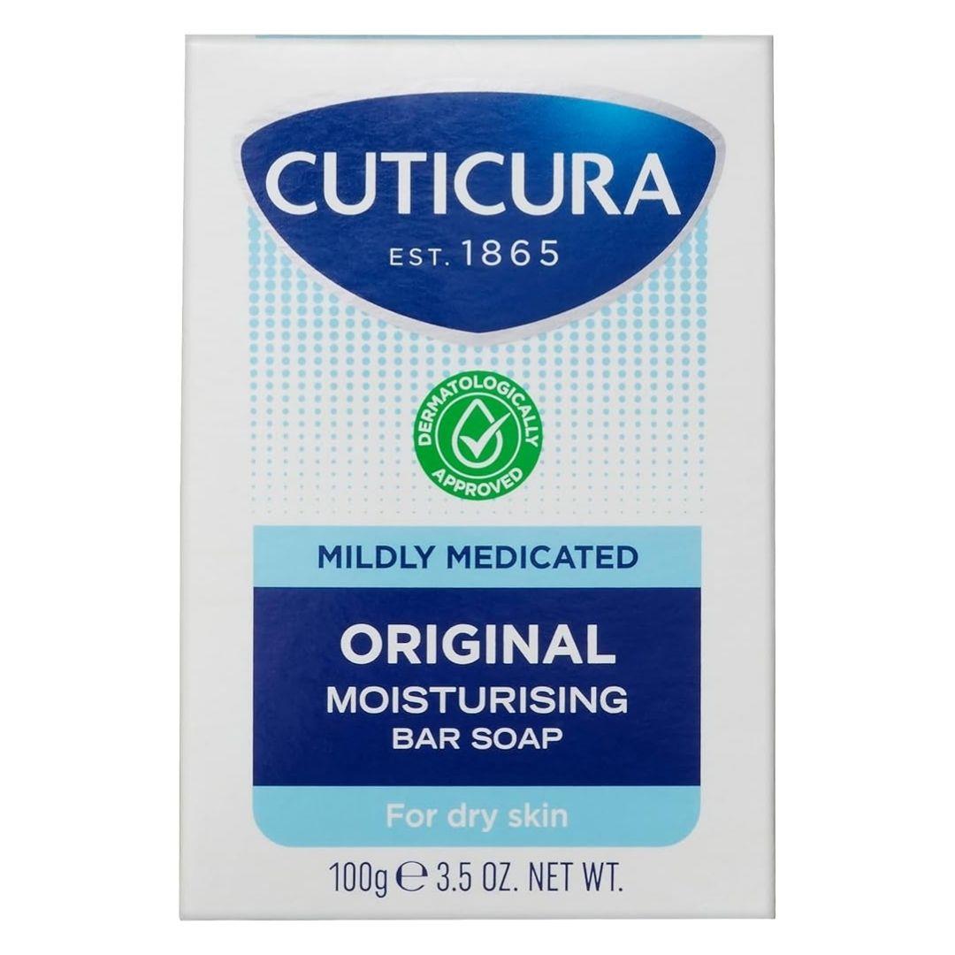 Cuticura Mildly Medicated Moisturising Bar Soap 100g | Daily Supplies