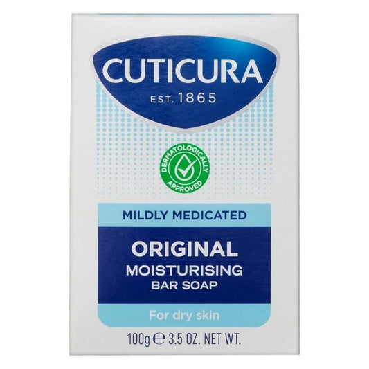 Cuticura Mildly Medicated Moisturising Bar Soap 100g | Daily Supplies