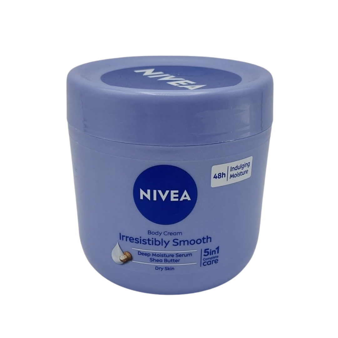 NIVEA Body Cream Irresistibly Smooth 5-in-1 Care for Dry Skin 400ML | Daily Supplies