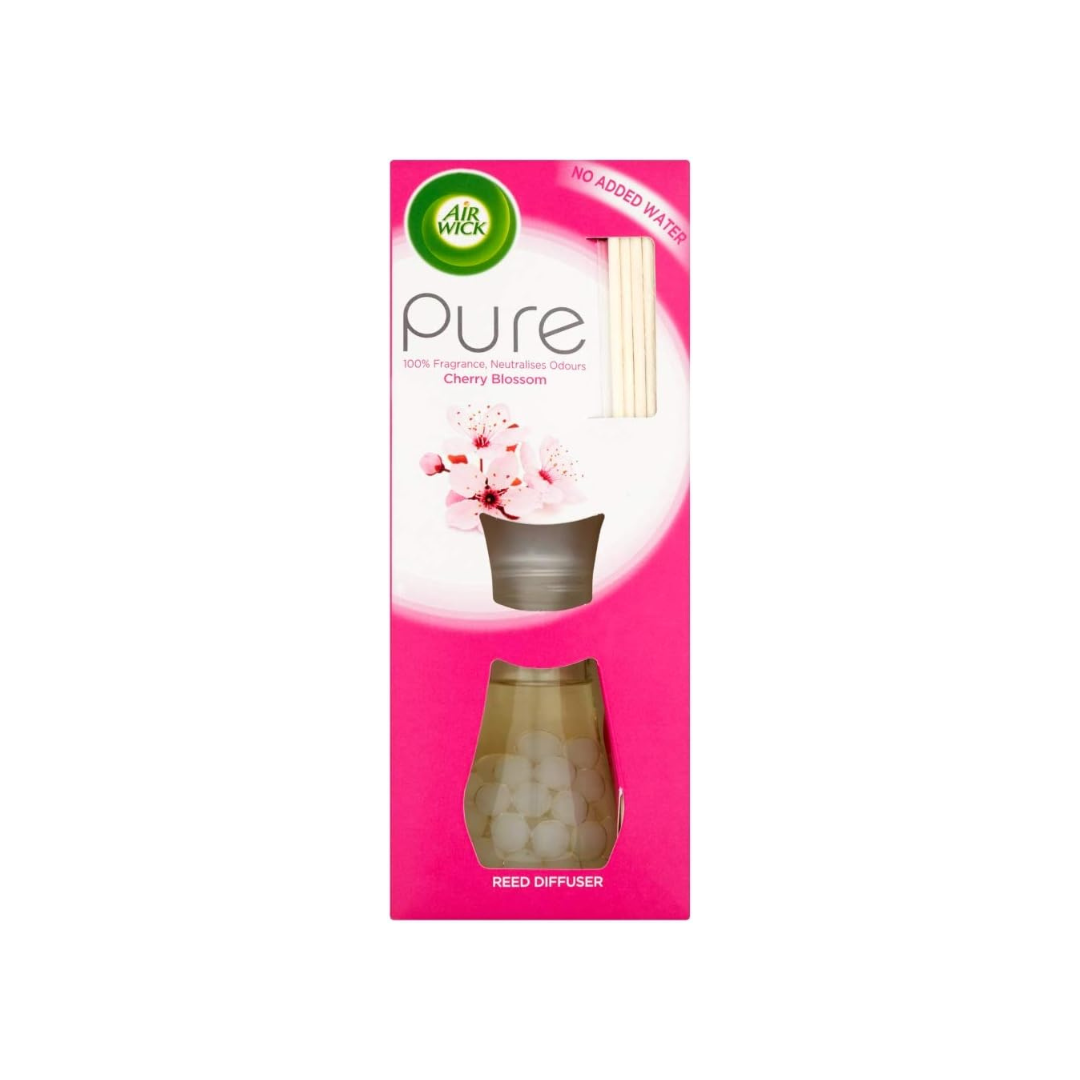 Air Wick Pure Cherry Blossom Reed Diffuser 25ml | Daily Supplies