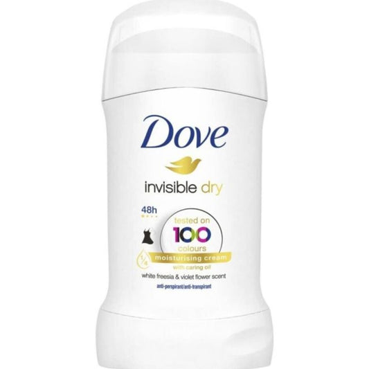 Dove Anti-Perspirant Deodorant Stick Invisible Dry Freesia & Violet Flower 40ml | Daily Supplies