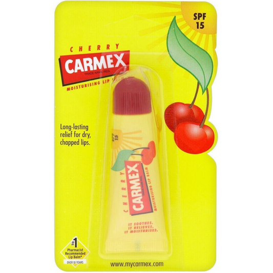 Carmex Cherry Moisturising Lip Balm Tube SPF 15 10g | Daily Supplies