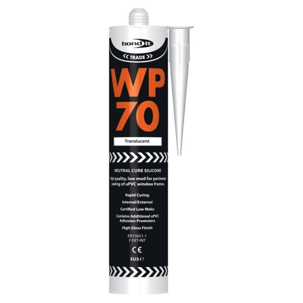 Bond It WP70 Translucent Neutral Cure Silicone Sealant 300ml | Daily Supplies